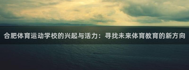 米兰体育官方正版app集团logo：合肥体育运动学校