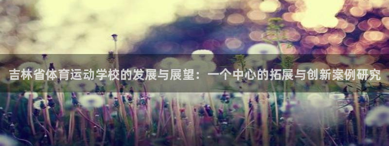 米兰体育官方正版app娱乐首页网站大全：吉林省体育运